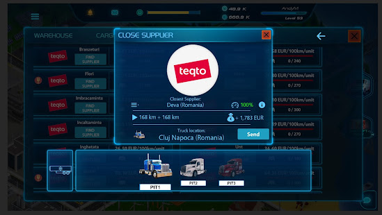 Virtual Truck Manager 2 Tycoon trucking company apktram screenshots 8