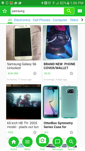 Android application Bookoo screenshort