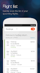screenshot of Air NZ mobile app