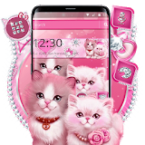 Pink Marriage Kitty Theme icon