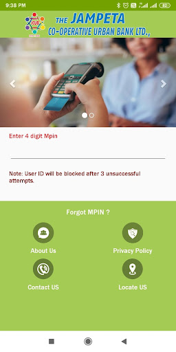 Jampeta Bank Mobile Banking Screen 3