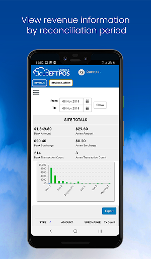 Cloud EFTPOS Dashboard Screen 3