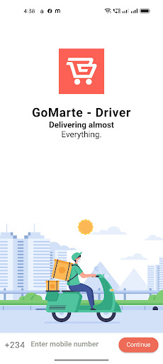 GoMarte - Driver Screen 2