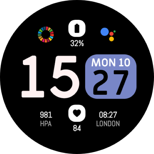 EXD140: Digital Watch Face Header - AppWisp.com