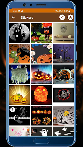 Halloween wishing stickers