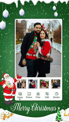 Android application Merry Christmas Photo Frames screenshort