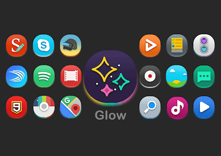 Glow - Simge Paketi Ekran Görüntüsü