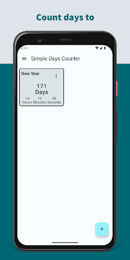 Simple Days Counter Screen 2