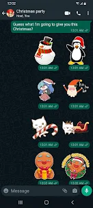 Christmas Stickers WhatsAp