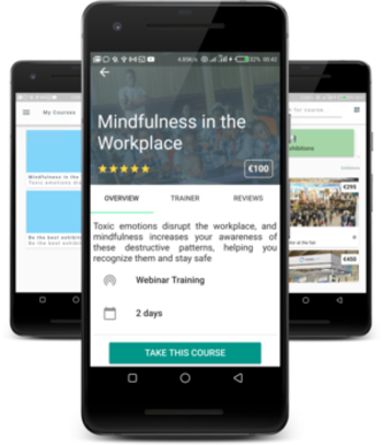 Android application AlltrainedUp screenshort