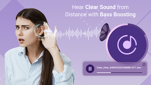Android application Hearing Clear: Sound Amplifier screenshort