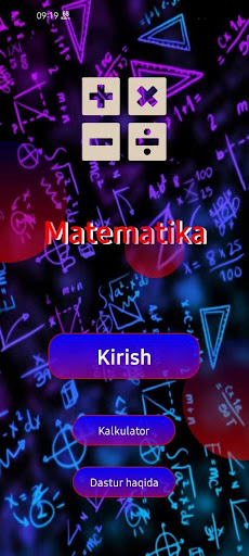 Android application Kichkintoy Matematika screenshort