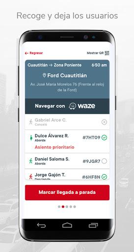 Pasabus para conductor Screen 3