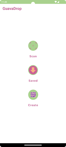 Android application GuavaDrop screenshort