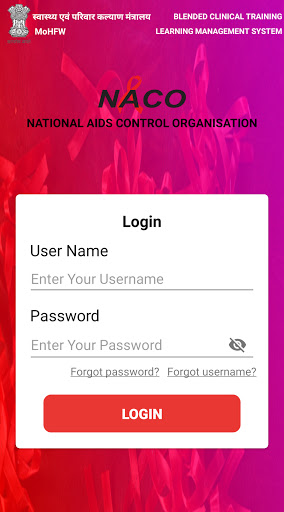 Android application NACO BCT-Learning Management S screenshort