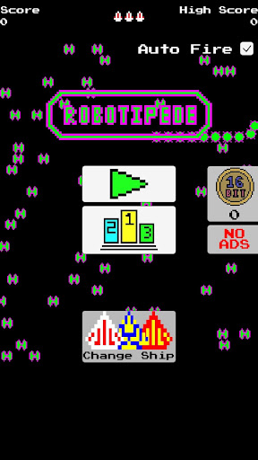 Android application Robotipede screenshort