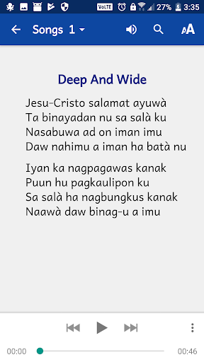Talaandig Song Book Screen 2
