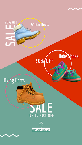Android application ShoeShop screenshort