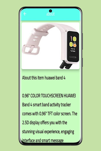Huawei Band 4 guide Screen 2