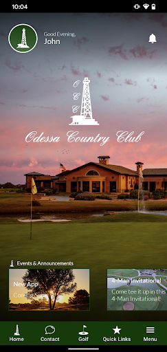 Android application Odessa Country Club screenshort