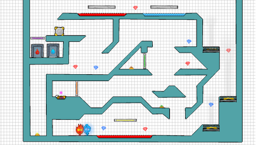 Fire and Water - Platformer Game