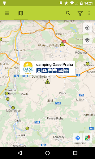 Czech campsites Screen 3