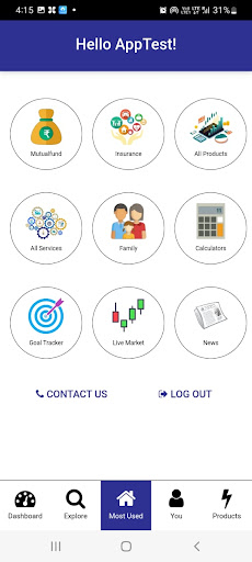 a2a Mutual Funds Screen 2
