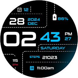 Icon image Dotline - Dark Watch Face