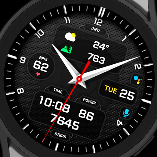 IV54 Black Watch Face logo