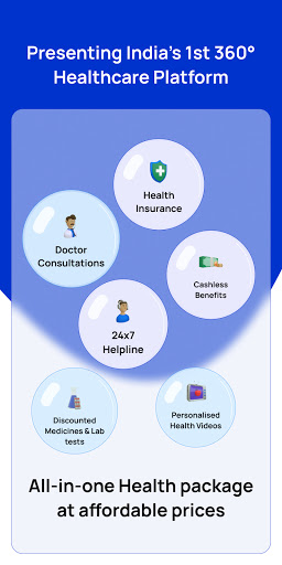 Android application Clinikk - Zero medical bills screenshort