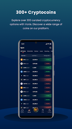 Vonix - Buy & Sell Crypto Screen 2
