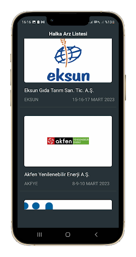 Halka Arz Screen 2