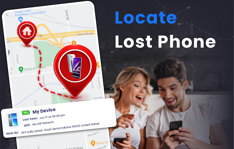 Phone Tracker - Find My Phone - New - (Android)