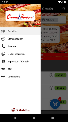 Croque Bonjour Kiel Ostufer Screen 2