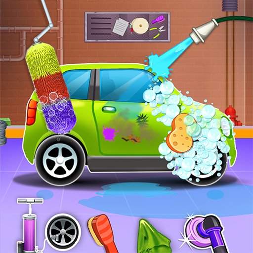 Kids Fun Car Wash: Car Games logo