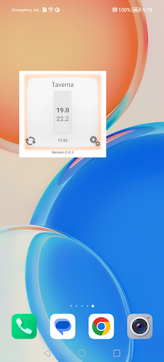 Android application Netatmo Energy widget screenshort