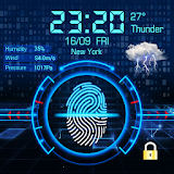 Fingerprint lock screen for prank icon