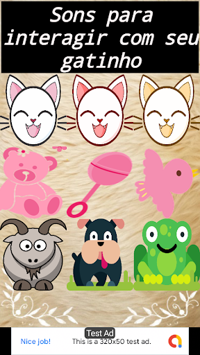 Android application Sons para filhotes de gatos screenshort