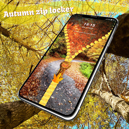 Android application Autumn zip locker screenshort
