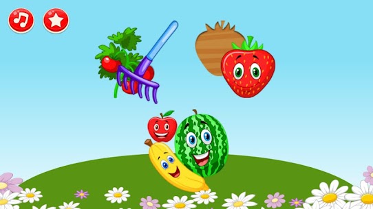 العاب اطفال تعليمية الفواكه والخضروات الغاز اطفال 1
