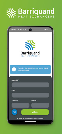 Android application Barriquand Services screenshort
