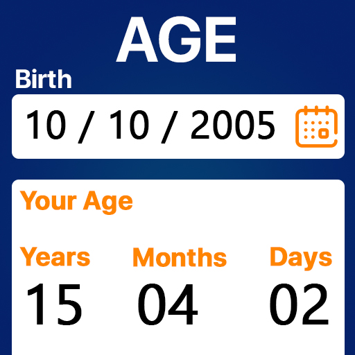 Data of Birth Age Calculator - AppWisp.com