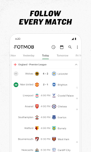 FotMob - Soccer Live Scores Varies with device screenshots 1