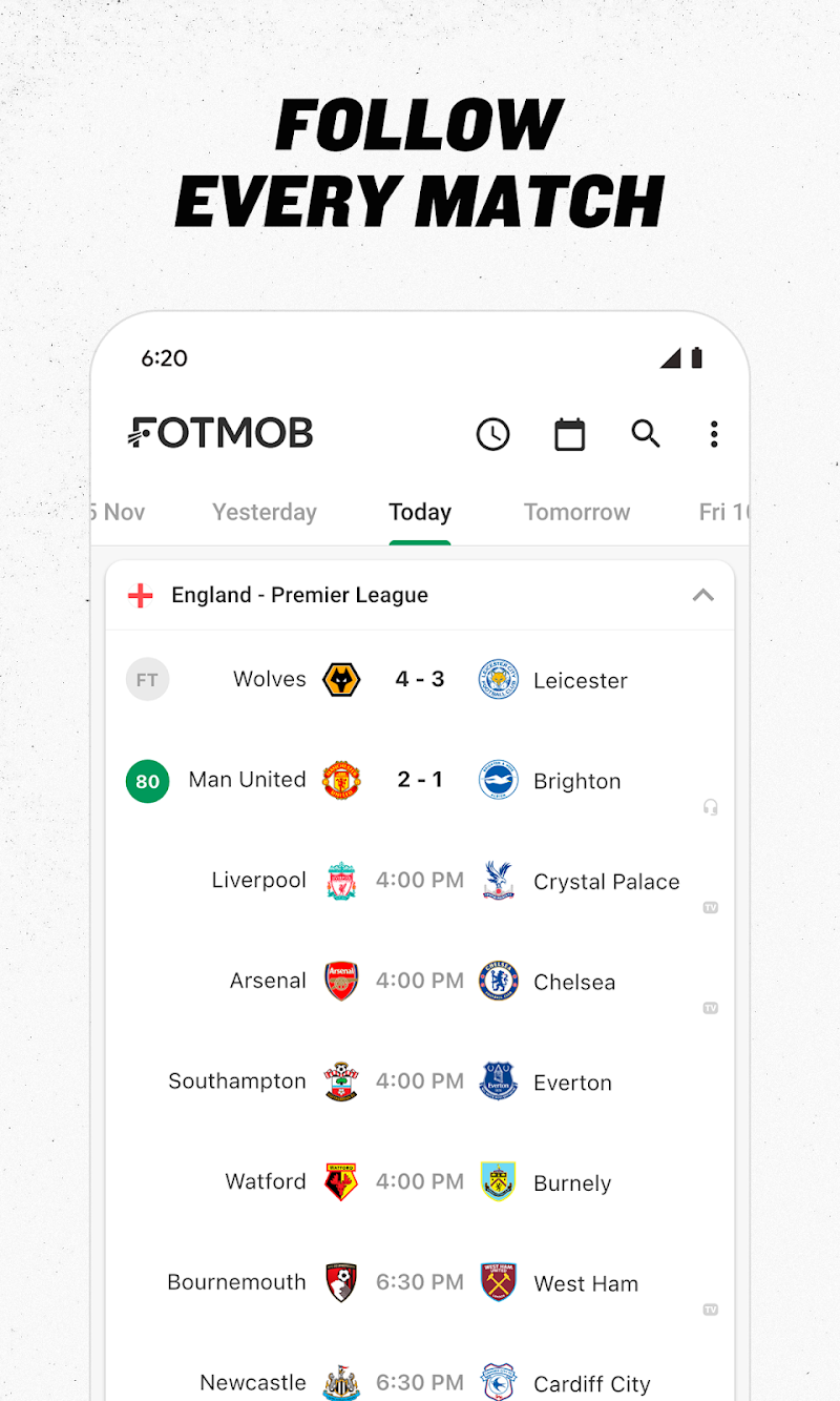 Descargar FotMob - Soccer Live Scores apk