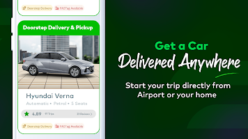 screenshot of Zoomcar: Car rental for travel