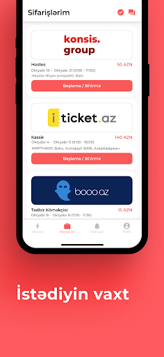TEZISH: Freelance Jobs Screen 2