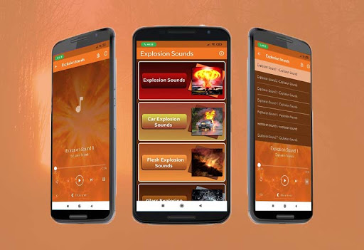 Android application Explosion Sounds screenshort