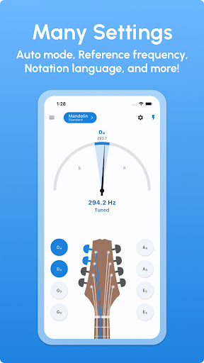 Screenshot of Mandolin Tuner - LikeTones