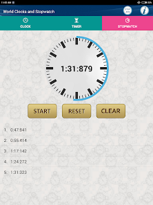 Screenshot 20 World Clocks with Timer & Stop android