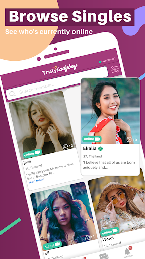 TrulyLadyboy - Dating App Screen 2